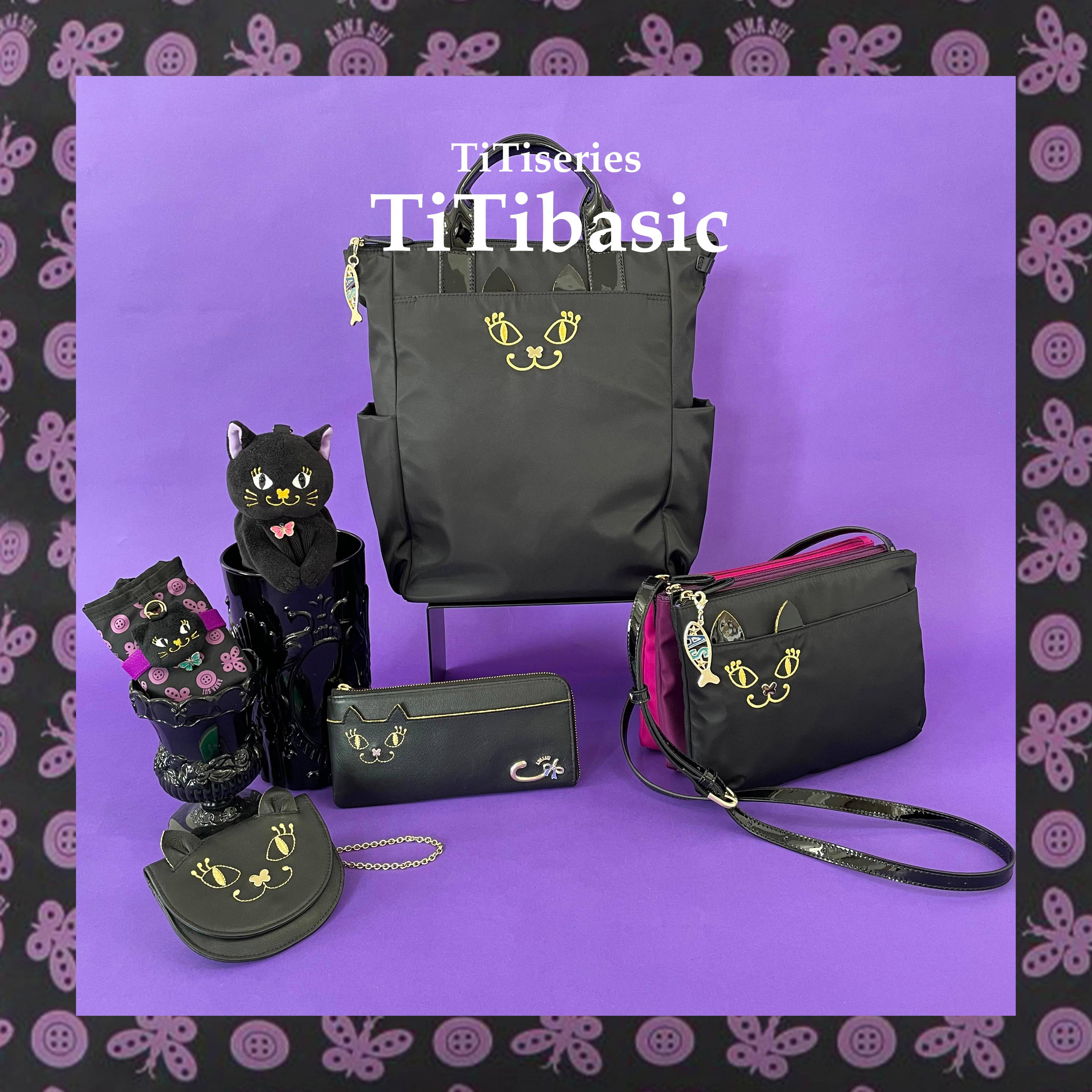 ANNA SUI ティティ　ホーリーリュック　アナスイ　黒猫　リュック　ねこ